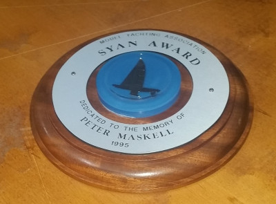 "Syan Award - Guildford Model Yacht Club - Roger Stolley - National Awards - Tech Team" 